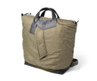 Olive Khaki backpack with gray accents on a white background