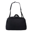 Black Weekender/Gym bag with strap on white background