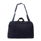 Navy Weekender/Gym bag with strap on white background