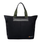 Large black tote bag with Minnessak logo on white background